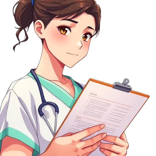 Anxious Care Navigator anime portrait