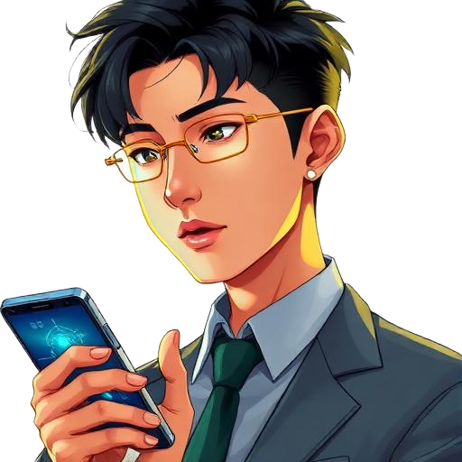 Digital Task Finisher anime portrait